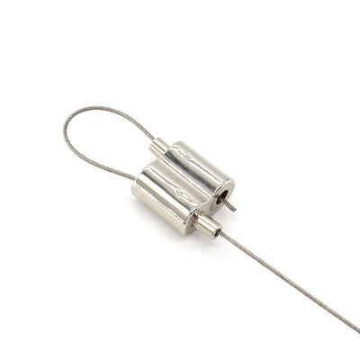 20x20mm Heavy Duty Cable Looping Gripper 3000N Break Load 1.5mm Wire Rope Clip HVAC Duct Suspension Hardware