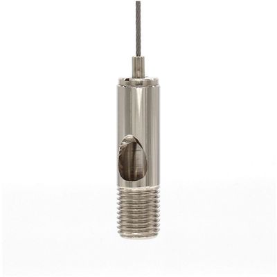M12 External Thread Brass Cable Gripper 1.5mm Wire Rope Clip Heavy Duty Ceiling Suspension Lock