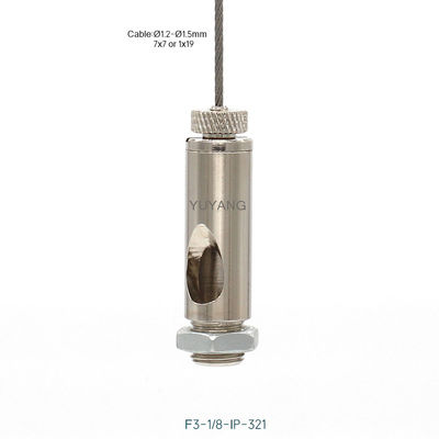 M10 Thread Pendant Light Cable Gripper 12*40mm Mesh Nut F3-1/8-IP-321 High Stability