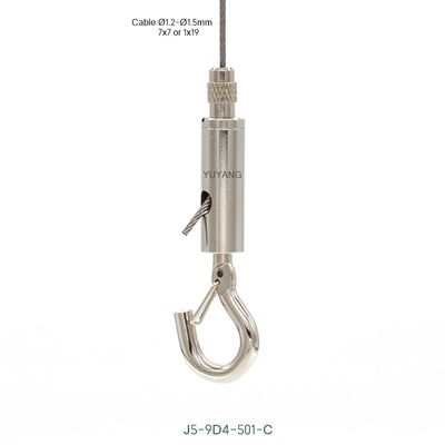 Adjustable Hook Grippers 54mm Suspended Cable Gripper For Cable Hanging System J5-501-C