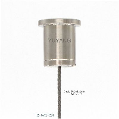 M6 Cable Gripper Ceiling Mount Customizable 17mm Heigth Heat Resistance T2-201