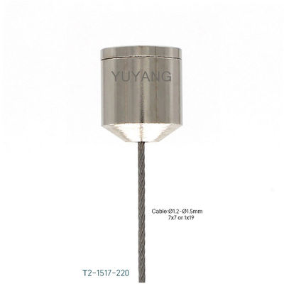 M5 Thread Adjustable Suspension Cable Gripper 1.5mm Suspension Ceiling Attachment