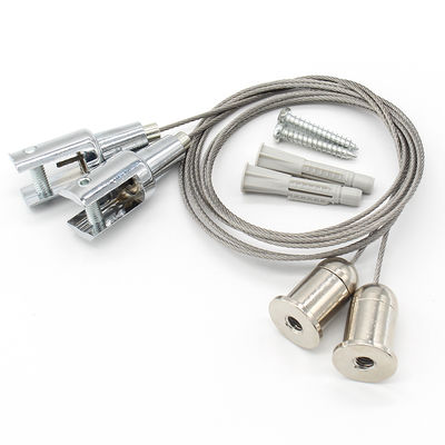 Customized Steel Cable Suspension Kit Sign Corrosion Proof For Acoustic Panel