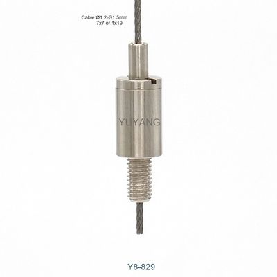 Thread M5 Lighting Suspension Cable Gripper Bottom Exit Hanging Cable Gripper