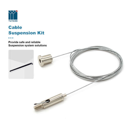 Adjustable Cable Gripper Ceiling Hanging Wire Kit Lights, Light Box LED Light Cable Suspension Kit