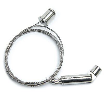 Steel Wire Ceiling Hanging Kit Ceiling Fixing Mount with Cable Gripper Lights Billboards Adjustable Cable Suspension Kit