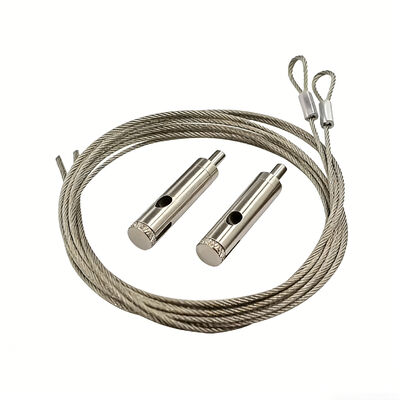 Factory Price Hanging Kit with Looping Cable Suspension Kit Brass Hanging Kit Steel Wire Gripper