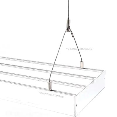 Hot Sales Led Strip Light Cable Gripper Hanging Kit for Lighting Steel Wire Rope Adjustable Hook Cable Gripper Hanging System