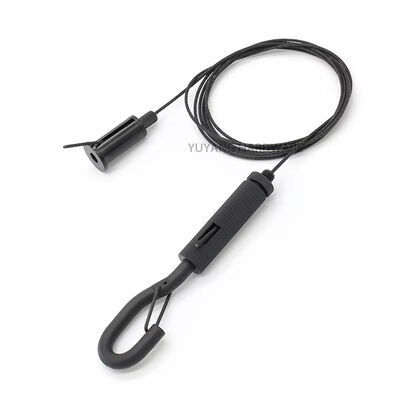 Black Coated Metal Hook Ceiling Suspension System Side Exit Ceiling Griper with Snap Hook