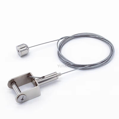 Adjustable Panel Ceiling Cable Suspension Kit Steel Hanging Wire with Cable Gripper for Lighting,Picture, Sign, Acoustic Panel