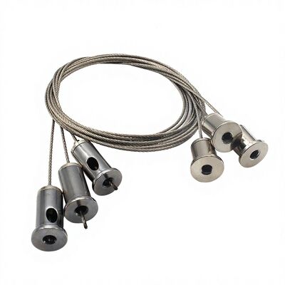 Ceiling Wire Safety Aircraft Cable Suspension Hanging Kits for Strip Light