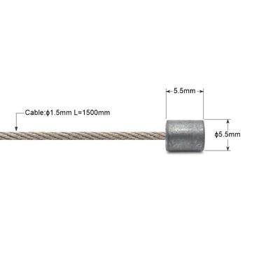 OEM Custom Lifting Wire Rope Sling Zinc Alloy Granule Galvanized and Stainless Steel Light Hanging Cable Safety Cable