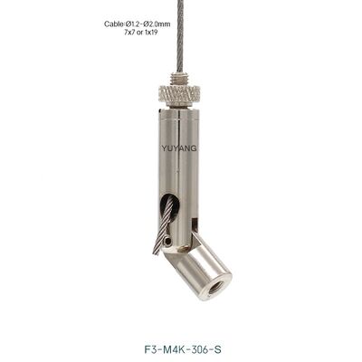 Adjustable 180 Swivel Joint Cable Gripper Hanging Suspended Cable Grippers for Lighting