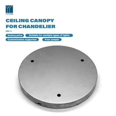 Wholesale Custom 3-Hole Round Metal Ceiling Canopy for Chandelier 250mm Y-P09 Model Guangdong Origin