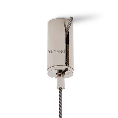 Nickel-plated Ceiling Suspension Cable Gripper Wire Hanging System Fixing Mount Lights Ceiling Attachment