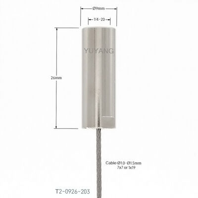 Adjustable Wire Rope Suspended Ceiling Mounted Attachment Kit Cable Grippers for Panel LED Lights