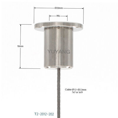Factory Price Ceiling Wire Rope Clip Ceiling Attachment for  Lighting Suspension Accessories