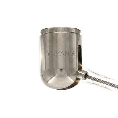 Self Locking Brass Wire Rope Clamp Clutch Brake Mechanism Adjustable 0.8-1.5mm Cable Gripper for Ceiling Sign Hanging