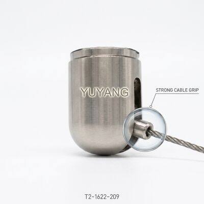 Steel Cross Cable Gripper 90 Degree Wire Rope Intersection Clamp for Suspension Grid Lighting Track System Installation