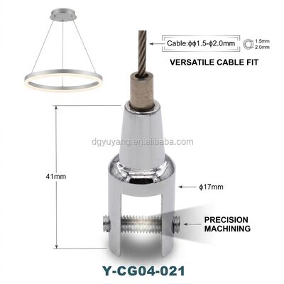 Greenhouse Suspension Cable Gripper Kit 75kg Rust-Proof Steel Plant Hanger Ceiling Set Humid Environment