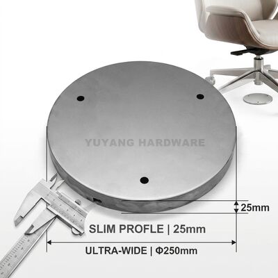 Ceiling Canopy Base Multi Size DIY Kit 3 4 5 Holes Black White Gold Plate for Pendant Lights