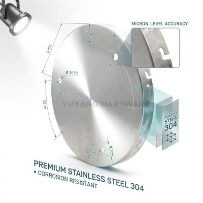 Heavy Duty Ceiling Canopy Mounting Plate 58kg Load Iron Base Junction Box for Chandeliers