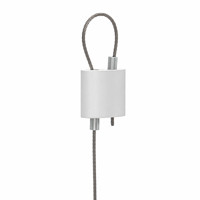 Designer Cable Looping Gripper 1.0-1.5mm 15kg / 33lbs Brushed Stainless Steel Architectural Wire Rope Suspension Clamp Professional Looping Grippers for Cable Suspension Adjustable Hardware