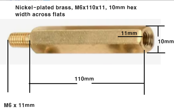 Custom CNC Machined Brass Screw Nut Threaded Fastener for Pendant Ceiling Light Suspension