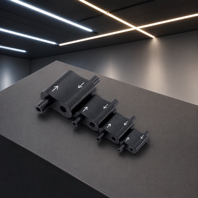 Black Double-Way Bidirectional Gripper HVAC Duct Cable Tray Support System Multi-Point