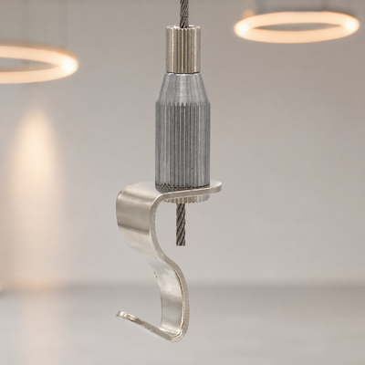 Heavy Duty Load Bearing Hook Cable Gripper Engineering Project Ceiling Suspension for Commercial Indoor Fit-Out