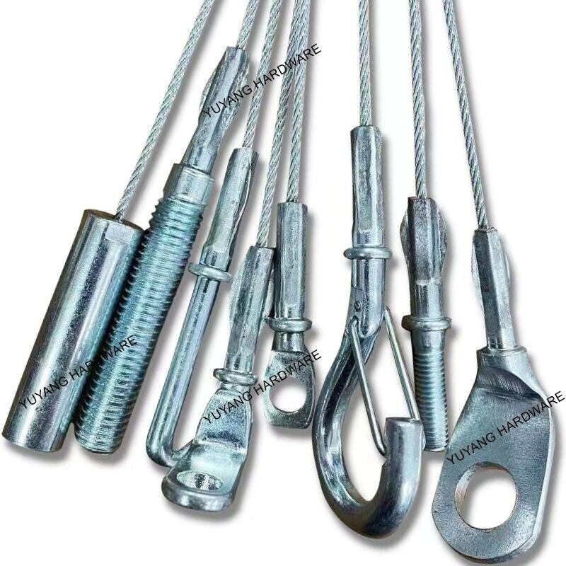 Wire Rope Stirrup Stainless Steel Wire Rope Sling Kit - Safety Hanging Cable