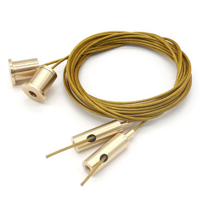 Adjustable LED Light Cable Picture Hanging System Easy Installation Customised