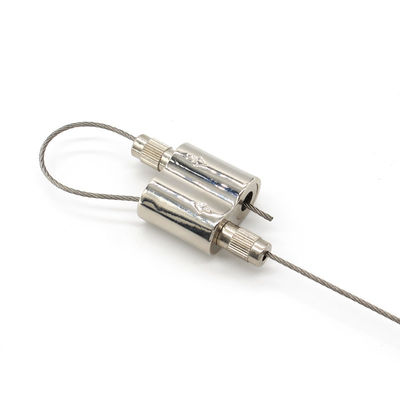 Adjustable Looping Gripper Linear Hanging Kit 1.5-2.5mm Wire Rope for Track Light High Bay Suspension
