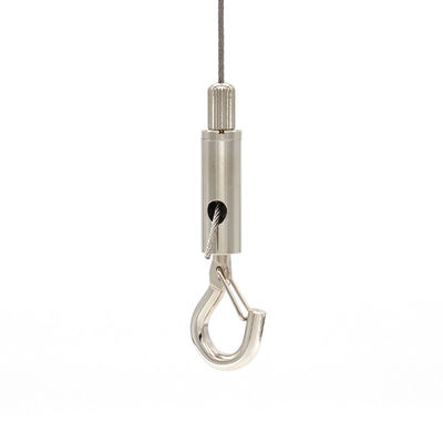 Customize Hanging Aircraft Adjustable Steel Cable Gripper With Snap Hook