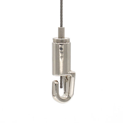 Customize Hanging Aircraft Adjustable Steel Cable Gripper With Snap Hook
