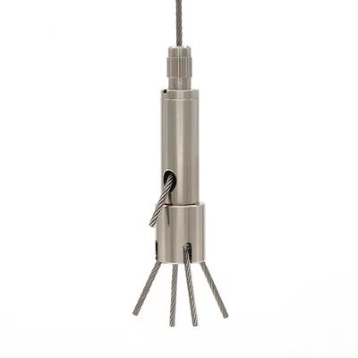 Customized Brass Cable Gripper Lighting Space Saving Easy Maintenance With Removable Cable Retention