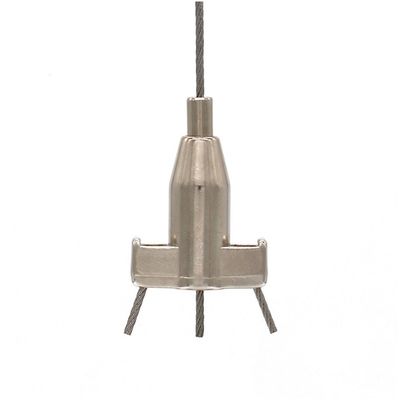 Customized Brass Cable Gripper Lighting Space Saving Easy Maintenance With Removable Cable Retention