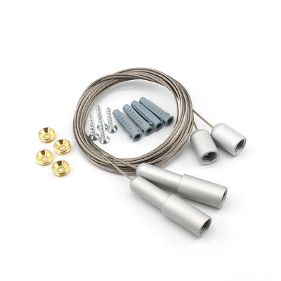 Aluminium Cable Hanging Display Systems 1.2mm Diameter Corrosion Resistant Customized