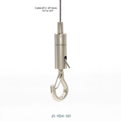 Snap Hook Suspension Cable Gripper With Hanging Pictures System J5-501 Customised
