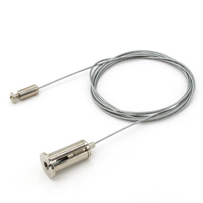 Adjustable Side Exit Cable Gripper 2mm Stainless Steel Cable M4 Thread for Pendant Lighting Suspension