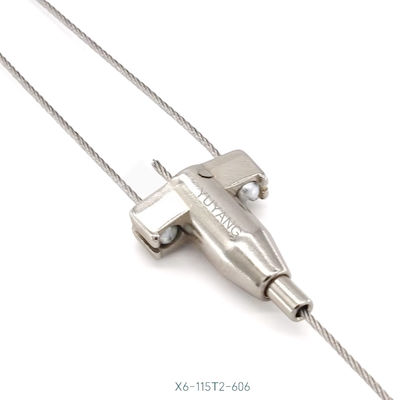 Bifurcated Brass Cable Gripper Customizing With Steel Hanging Wire