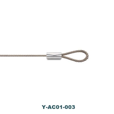 1.5mm Wire Rope Sling With Ferrule And Loop Customized Steel Cable With Loops