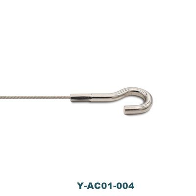 Hook Ended Wire Rope Sling 1.2mm Wire Lifting Slings PVC Coated Customizable