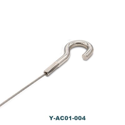Hook Ended Wire Rope Sling 1.2mm Wire Lifting Slings PVC Coated Customizable