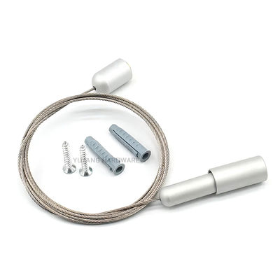 1.5mm Diameter Cable Sign Hanging Systems Galvanized For Home Decoration Or Commercial Display