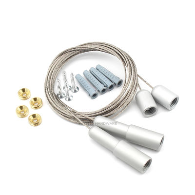 1.5mm Diameter Cable Sign Hanging Systems Galvanized For Home Decoration Or Commercial Display