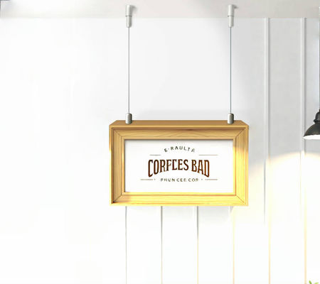 Office School Ceiling Poster Rail Cable Display System Multi Hook Notice Board Hanging Kit Adjustable Height