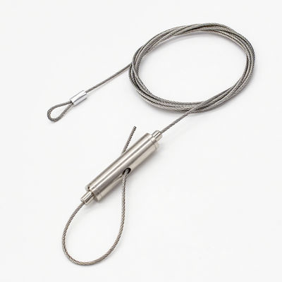 F3-307 Steel Wire Rope Fork Gripper M4 Thread 57mm for Lighting Suspension System