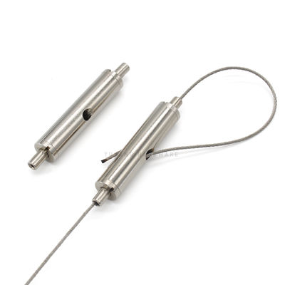Brass Steel Wire Cable Grippers Two Ways 9mm Diameter 39mm Diameter Simple Installation And Use