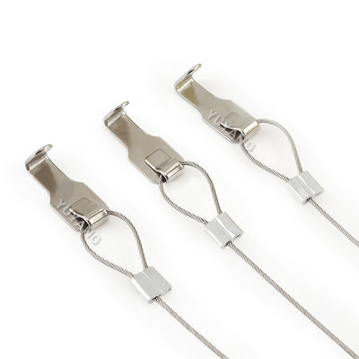 Easy Install Cable Display System Stainless Steel Picture Hanging Wire Kit 1mm Diameter